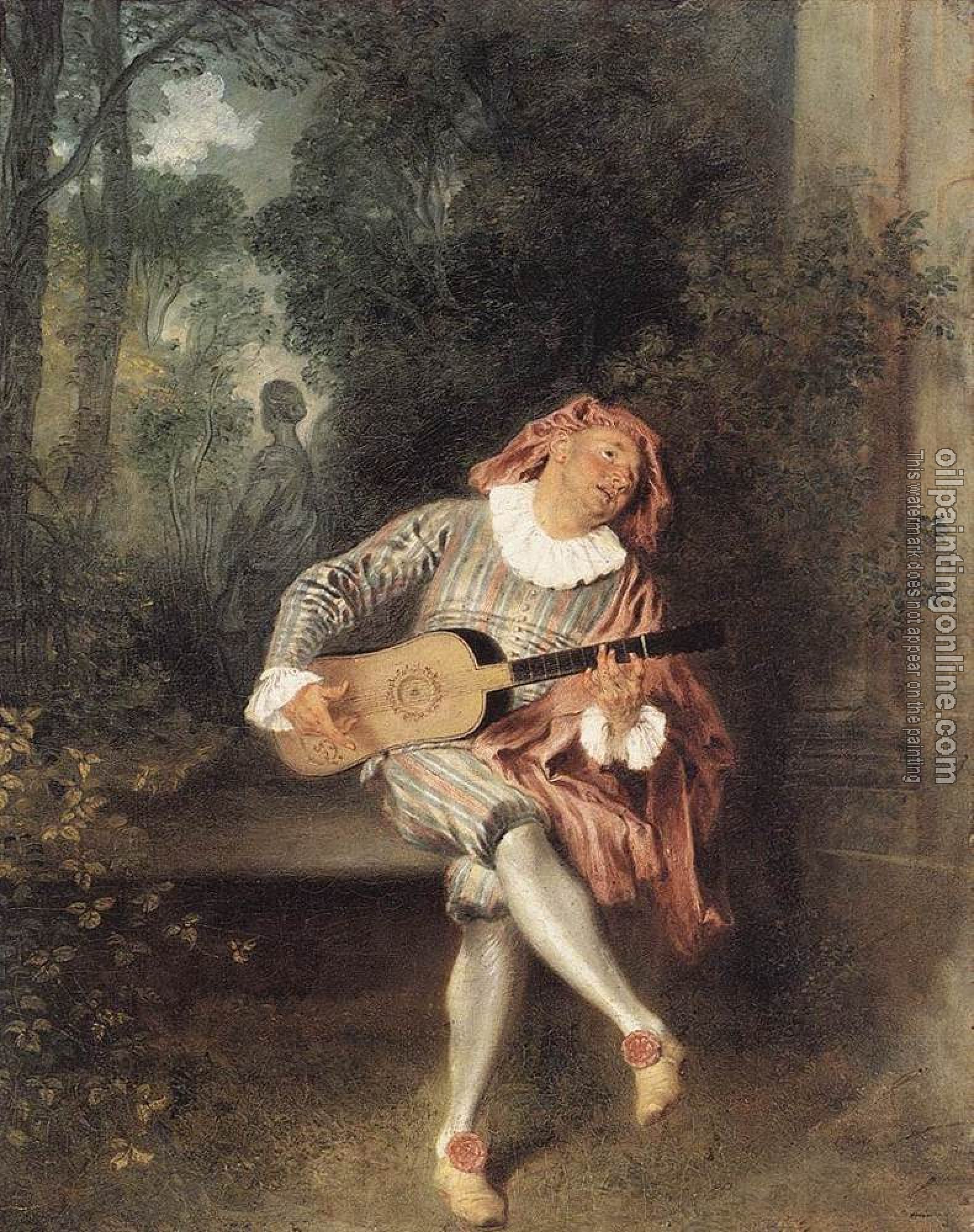 Watteau, Jean-Antoine - Mezzetin